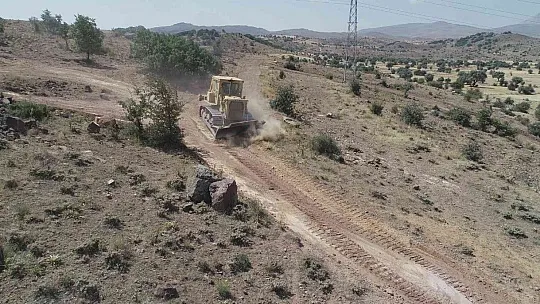 Başakpınar'a 10 kilometrelik yeni tarım yolu