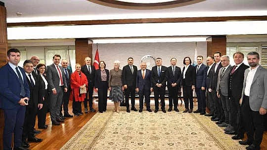 Büyükkılıç, TÜSİAD yönetimini ağırladı: Kayseri kendi kendine yetme gayreti gösteren bir şehir