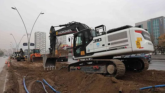 MKP Bulvarı'nda çalışma sürüyor!