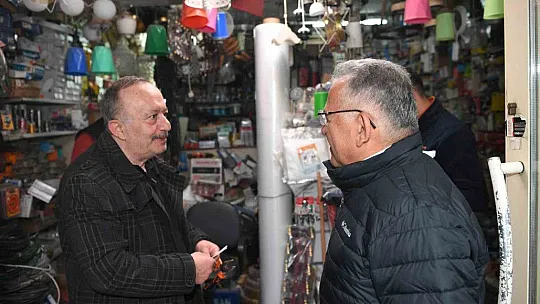 Büyükkılıç'tan esnaf ziyaret...