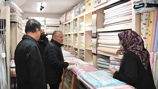 Büyükkılıç'tan esnaf ziyaret...