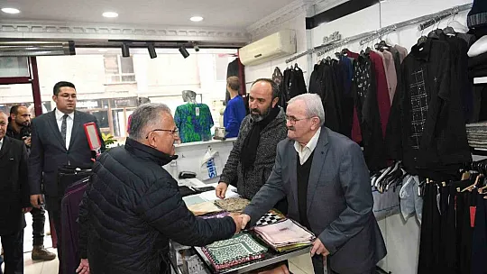 Büyükkılıç'tan esnaf ziyaret...