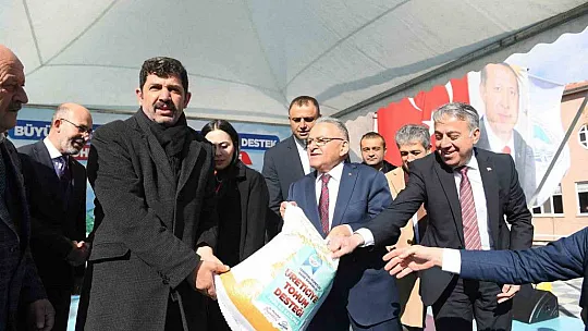 Başkan Büyükkılıç'tan tarımsal üretim vurgusu...
