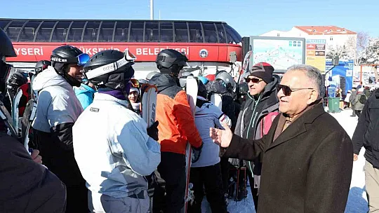 Büyükkılıç: Türkiye'nin her yerinden Erciyes'e geliyorlar
