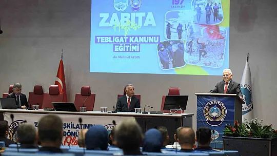 Başkan Büyükkılıç: 'Zabıta, bizim huzur, güvenlik, esenlik kaynağımızdır'