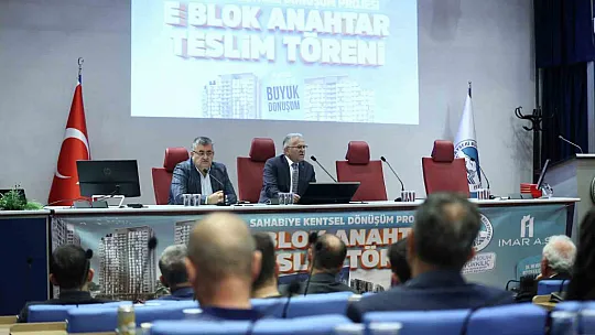 Kentsel dönüşümde anahtar sevinci
