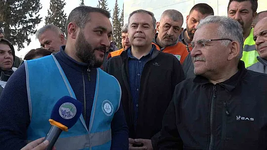 'İlk cenaze aracı ve kefen Kayseri Büyükşehir'den geldi'