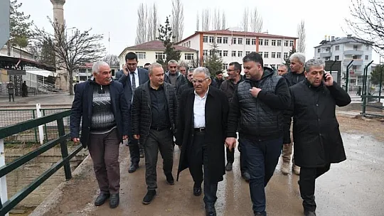 Başkan Büyükkılıç, Akkışla'da üreten kadınlarla buluştu