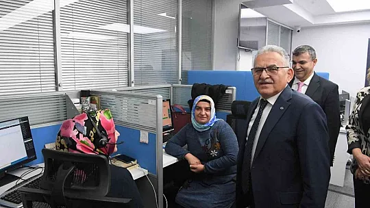 Büyükkılıç, Beyaz Masa'yı ziyaret etti