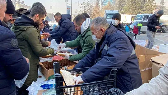 Başkanlar, deprem bölgesinde...