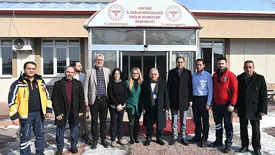 Başkan Büyükkılıç depremzedeleri hastanede ziyaret etti