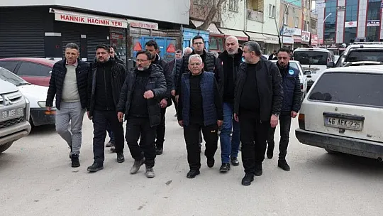 Büyükkılıç, Elbistan Kayseri Çarşısı'nda incelemelerde bulundu