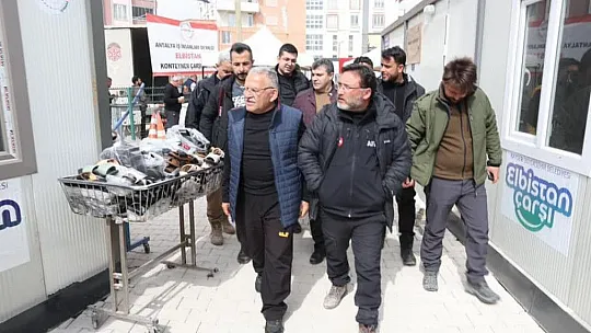Büyükkılıç, Elbistan Kayseri Çarşısı'nda incelemelerde bulundu