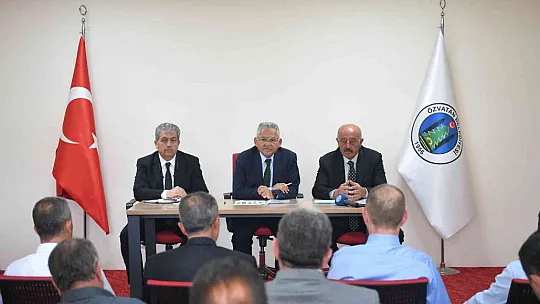 Büyükkılıç, Felahiye ve Özvatan muhtarlarıyla buluştu