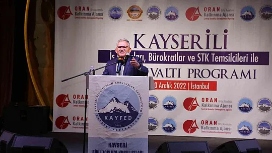 Başkan Büyükkılıç, İstanbul'da Kayserililerle Buluştu