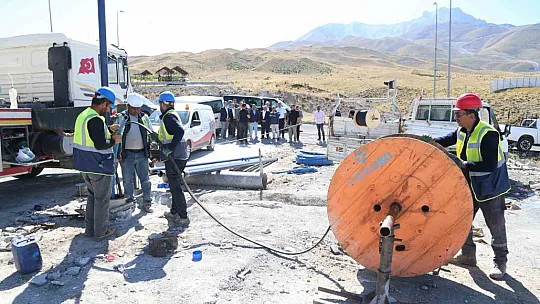 Erciyes'te sıcak su bulundu
