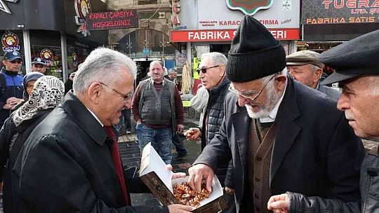 Büyükkılıç'tan, esnaf ziyareti...