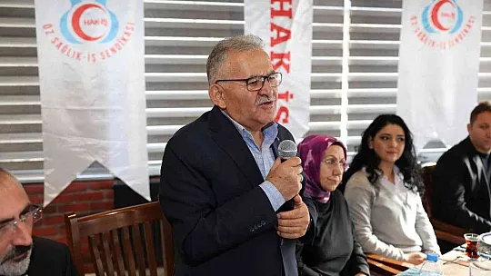 Büyükkılıç, Öz Sağlık İş Sendikası Üyeleri İle Buluştu