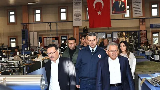 Başkan Büyükkılıç, Rahvan'a bindi, Seyit Onbaşı'yı inceledi