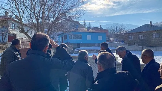 Büyükkılıç Sarız'a depremden 17 gün sonra gitti