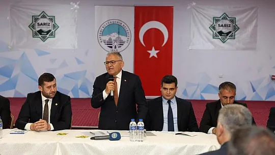 MHP Milletvekili Baki Ersoy: Görüyorum, Sarız tarihinde almadığı hizmetleri alıyor!