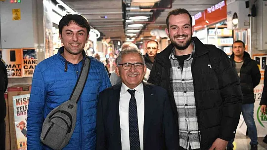 Büyükkılıç'tan esnaf turu