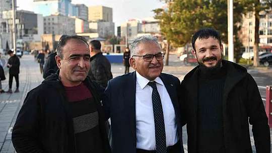 Büyükkılıç'tan esnaf turu
