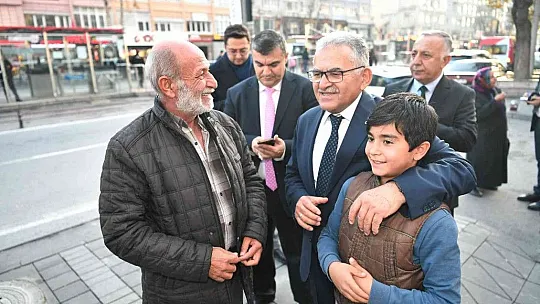 Büyükkılıç'tan esnaf turu