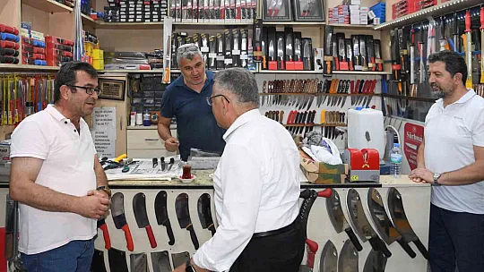 Büyükkılıç'tan esnaf ziyareti