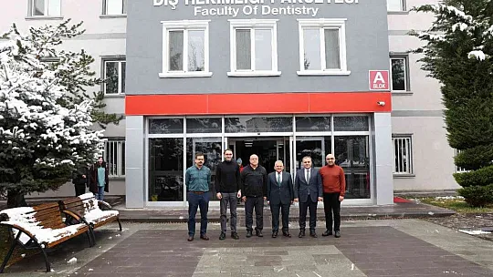 Büyükkılıç'tan KANKA'ya ve Erü Diş Hekimliği'ne ziyaret