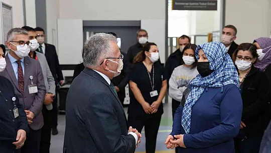 Büyükkılıç'tan KANKA'ya ve Erü Diş Hekimliği'ne ziyaret