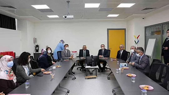 Büyükkılıç'tan KANKA'ya ve Erü Diş Hekimliği'ne ziyaret