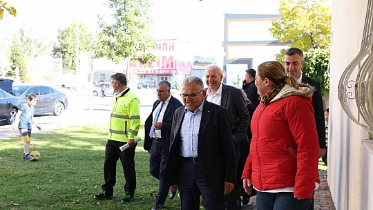 Başkan Büyükkılıç'tan yol yapım çalışmalarına yakın takip