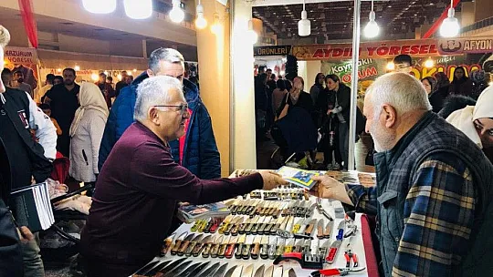Başkan Büyükkılıç'tan Yöresel Ürünler Fuarı ziyareti