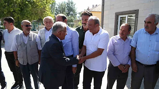 Başkan, Tomarza'da muhtarlarla buluştu!