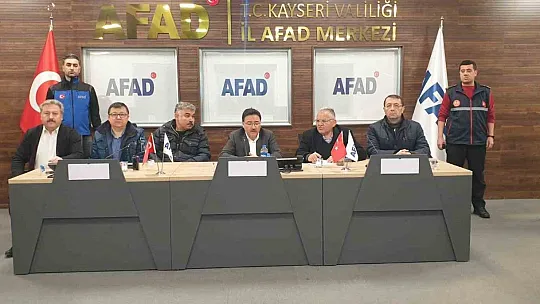 Kayseri'de Kriz Masası kuruldu...