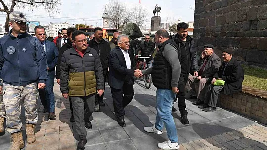 Vali ve Başkan'dan esnaf ziyareti...