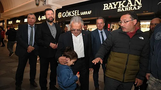 Vali ve Başkan'dan esnaf ziyareti...