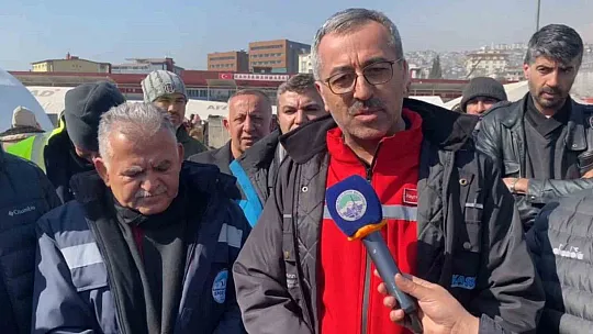 Kayseri heyetinden Kahramanmaraş Belediyesine destek ziyareti