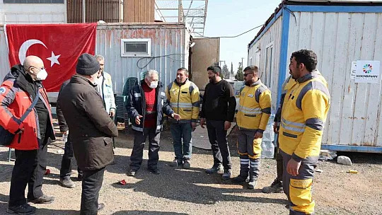 Kayseri heyetinden Kahramanmaraş Belediyesine destek ziyareti