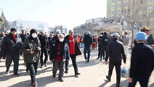Kayseri heyetinden Kahramanmaraş Belediyesine destek ziyareti