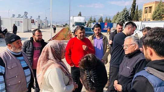 Kayseri'den, Kahramanmaraş'a Konteyner Kent Ziyareti
