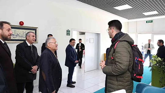 Vali Çiçek'ten ve Büyükkılıç projelere ziyaret
