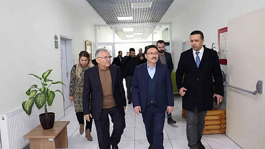 Vali Çiçek'ten ve Büyükkılıç projelere ziyaret