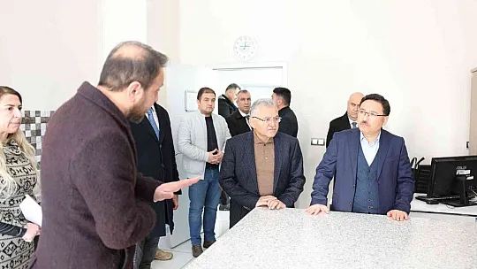 Vali Çiçek'ten ve Büyükkılıç projelere ziyaret