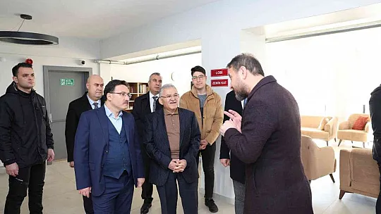 Vali Çiçek'ten ve Büyükkılıç projelere ziyaret