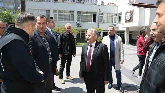Büyükkılıç, güzel havayı fırsat bildi!