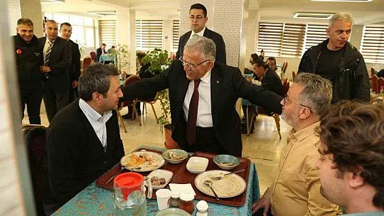 Büyükkılıç, güzel havayı fırsat bildi!