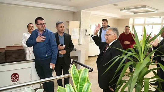 Büyükkılıç, güzel havayı fırsat bildi!