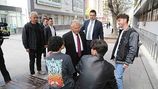 Büyükkılıç, güzel havayı fırsat bildi!